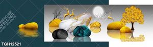 Tranh ghép tráng gương treo trang trí tường