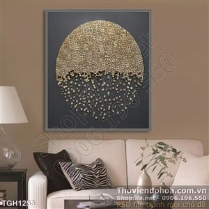 Tranh ghép nghệ thuật 3d mặt trăng