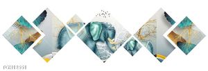 Tranh treo phòng khách đẹp ghép bộ