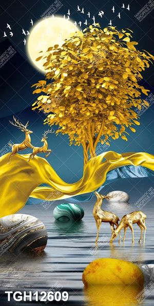 Tranh ghép tráng gương treo trang trí tường
