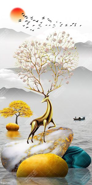 Tranh decor 3D nghệ thuật