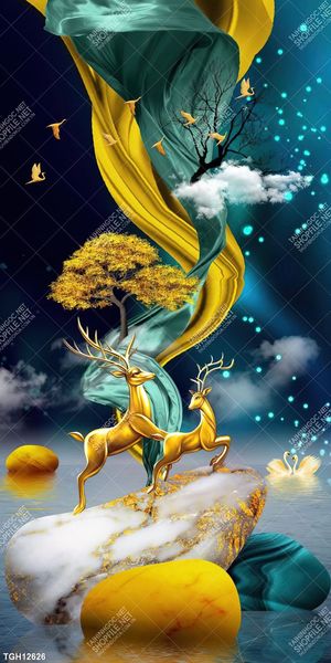 Tranh treo tường ghép bộ nhiều tấm đẹp hiện đại