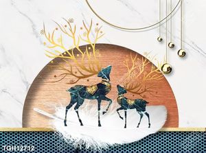 Tranh canvas decor phòng khách đẹp hiện đại