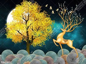 Tranh decor 3D nghệ thuật