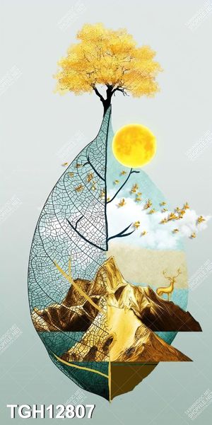 Tranh ghép theo bộ trang trí tường nhà độc đáo