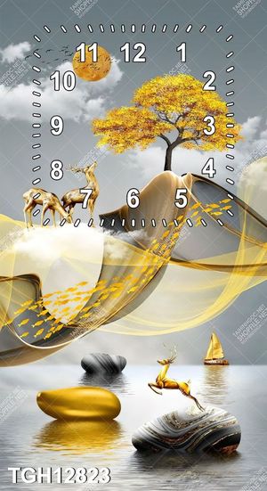 Tranh treo phòng khách đẹp ghép bộ
