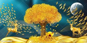 Tranh treo tường trang trí phong cảnh nghệ thuật 