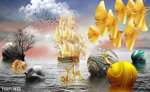 Tranh treo tường 3D đẹp cho phòng khách hiện đại