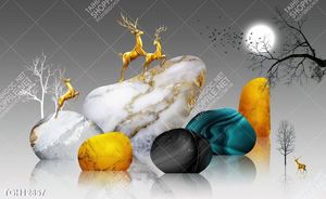 Tranh decor 3D trang trí độc đáo