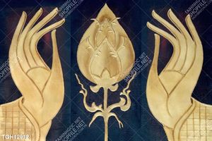 Tranh ghép tôn vẻ đẹp mảng tường trắng