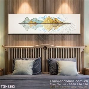 Tranh ghép dãy núi 3d ấn tượng