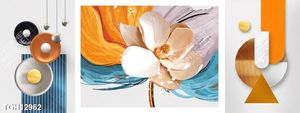 Tranh canvas decor phòng khách đẹp hiện đại