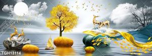 Tranh treo tường trang trí phong cảnh nghệ thuật 