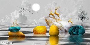 Tranh ghép tráng gương treo trang trí tường