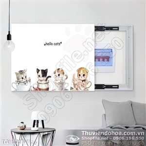 Tranh ghép những con mèo đáng yêu