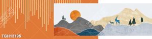 Tranh ghép tráng gương treo trang trí tường