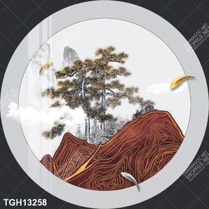 Tranh ghép tôn vẻ đẹp mảng tường trắng