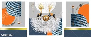 Tranh decor phong cách nội thất tối giản