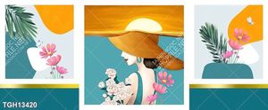 Tranh treo tường phòng khách đẹp, sang trọng và hiện đại