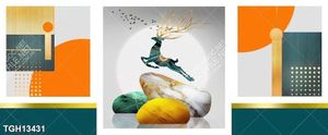 Tranh treo tường 3D đẹp cho phòng khách hiện đại