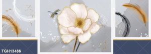 Tranh ghép theo bộ trang trí tường nhà độc đáo