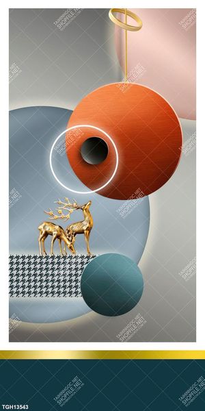 Tranh treo phòng khách đẹp ghép bộ