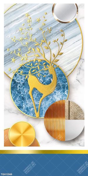 Tranh decor 3D trang trí độc đáo