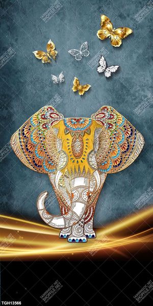 Tranh ghép tôn vẻ đẹp mảng tường trắng