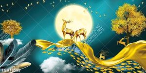 Tranh ghép tráng gương treo trang trí tường