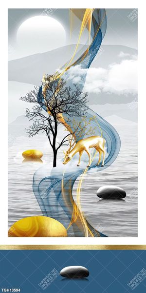 Tranh decor 3D trang trí độc đáo