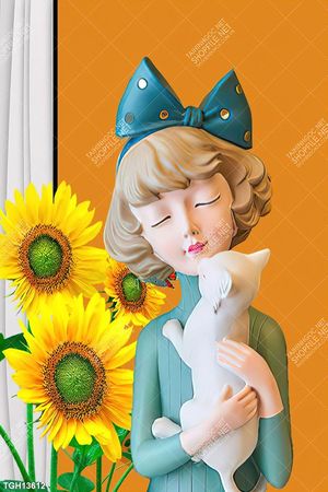 Tranh ghép tôn vẻ đẹp mảng tường trắng