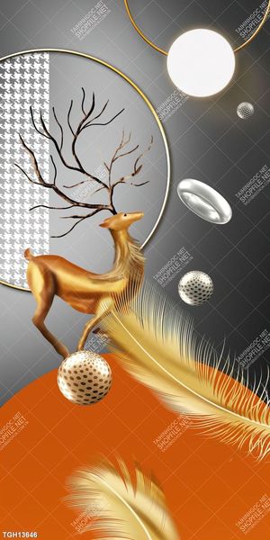 Tranh ghép tráng gương treo trang trí tường
