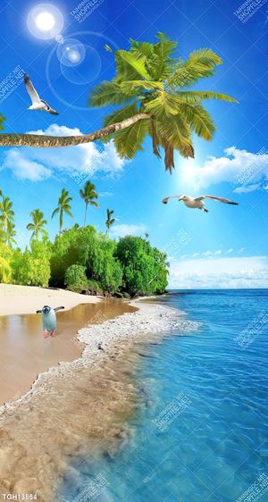 Tranh treo phòng khách đẹp ghép bộ