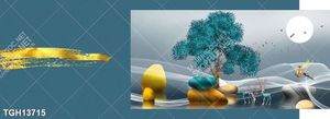 Tranh ghép tôn vẻ đẹp mảng tường trắng
