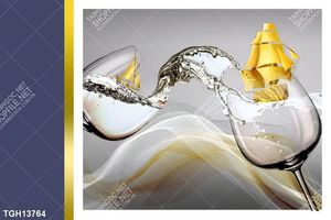 Tranh ghép tráng gương treo trang trí tường