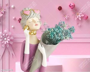 Tranh ghép tôn vẻ đẹp mảng tường trắng