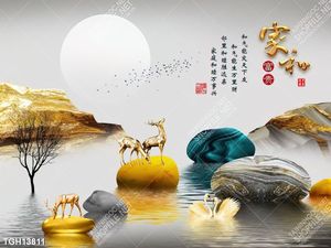 Tranh ghép theo bộ trang trí tường nhà độc đáo