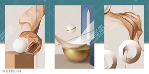 Tranh ghép theo bộ trang trí tường nhà độc đáo