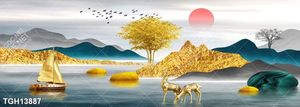 Tranh decor 3D trang trí độc đáo