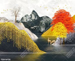 Tranh ghép 3d in vải canvas
