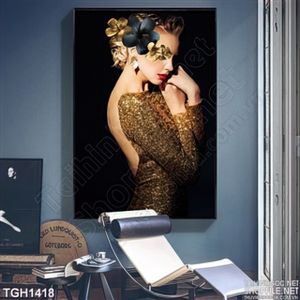 Tranh ghép nghệ thuật cô gái