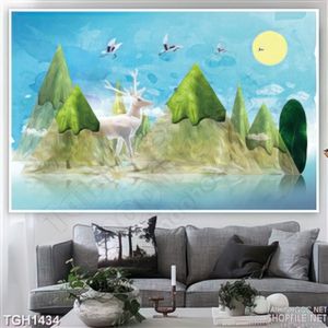 Tranh ghép trang trí phòng khách đẹp