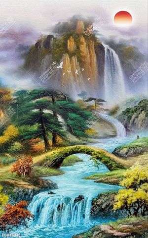 Tranh canvas decor phòng khách đẹp hiện đại