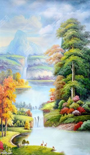 Tranh ghép theo bộ trang trí tường nhà độc đáo