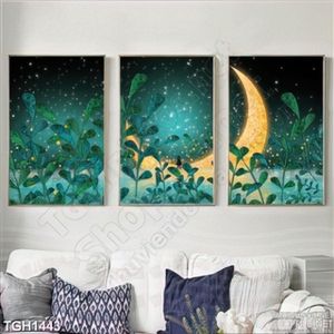 Tranh ghép mặt trăng nghệ thuật