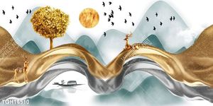 Tranh treo tường 3D đẹp cho phòng khách hiện đại
