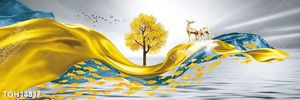 Tranh decor phong cách nội thất tối giản