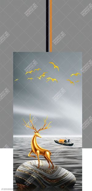 Tranh decor phong cách nội thất tối giản