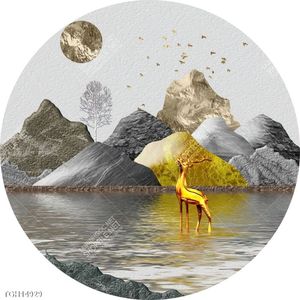 Tranh ghép 3d in vải canvas