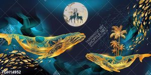 Tranh decor 3D trang trí độc đáo
